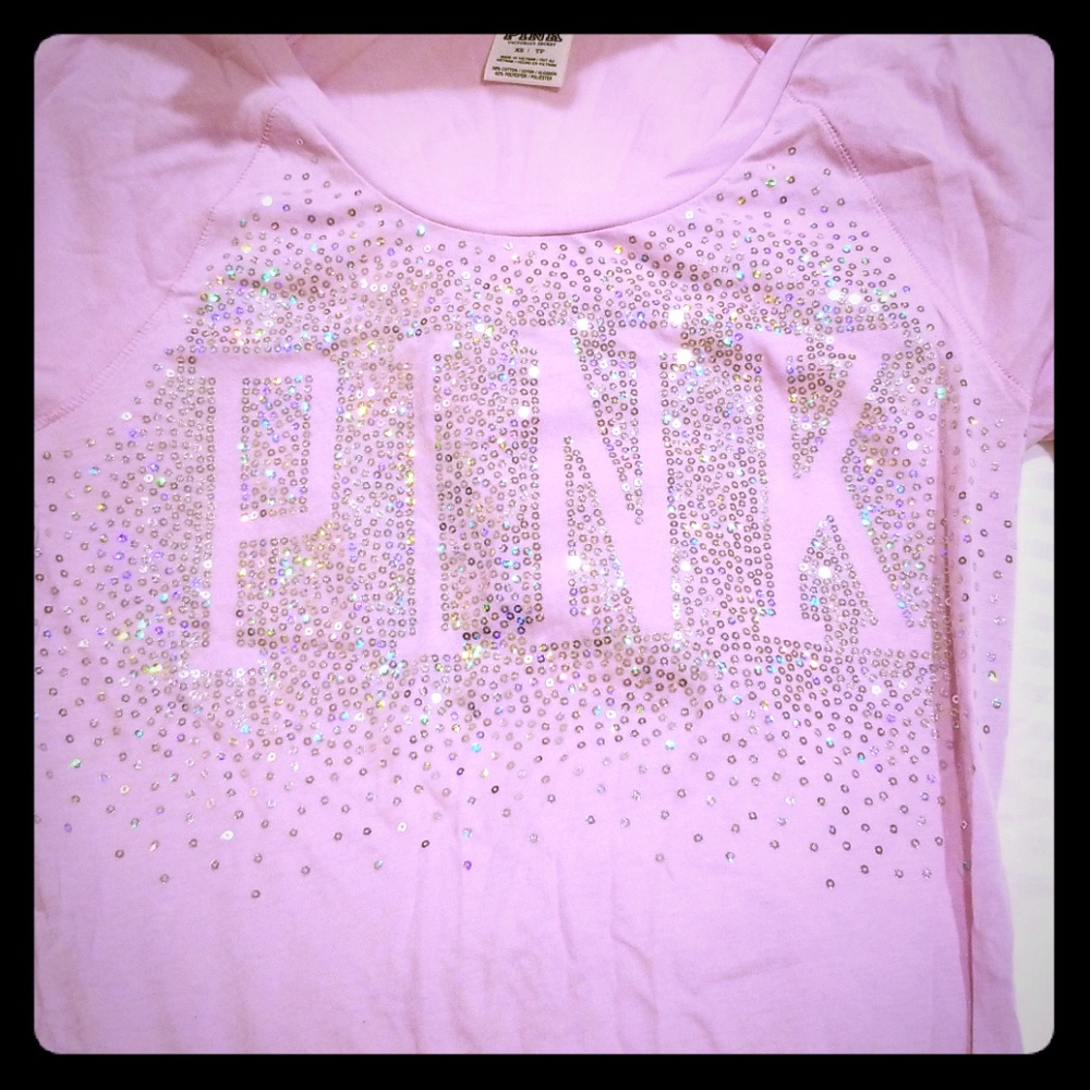 Victoria's secret pink  sequin t